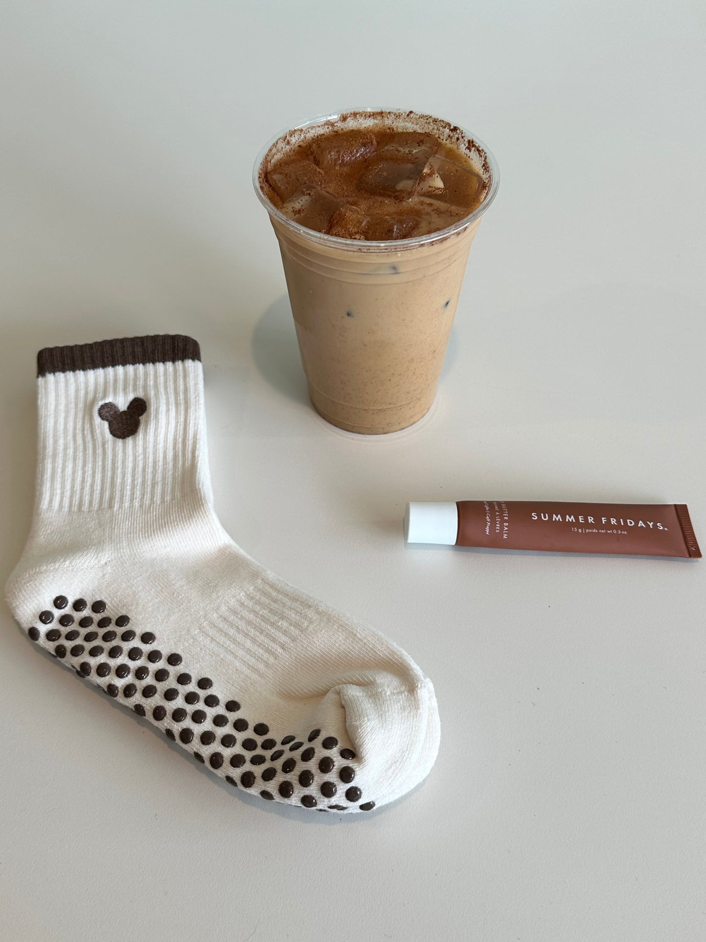Espresso Grip Socks