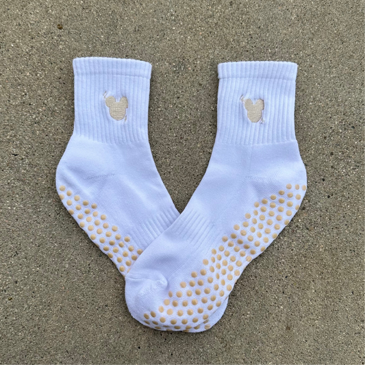 Neutral Pilates Socks