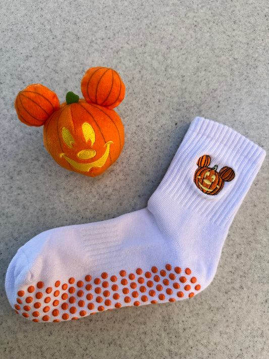 Pumpkin Pilates Socks