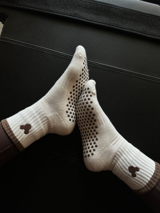 Espresso Pilates Socks