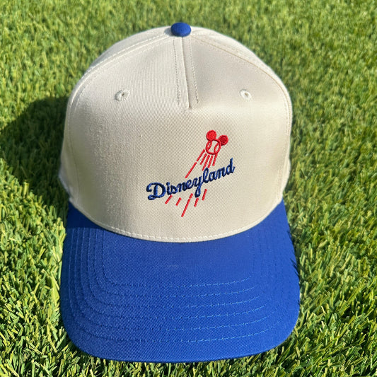 Baseball Hat - Royal Blue & Natural